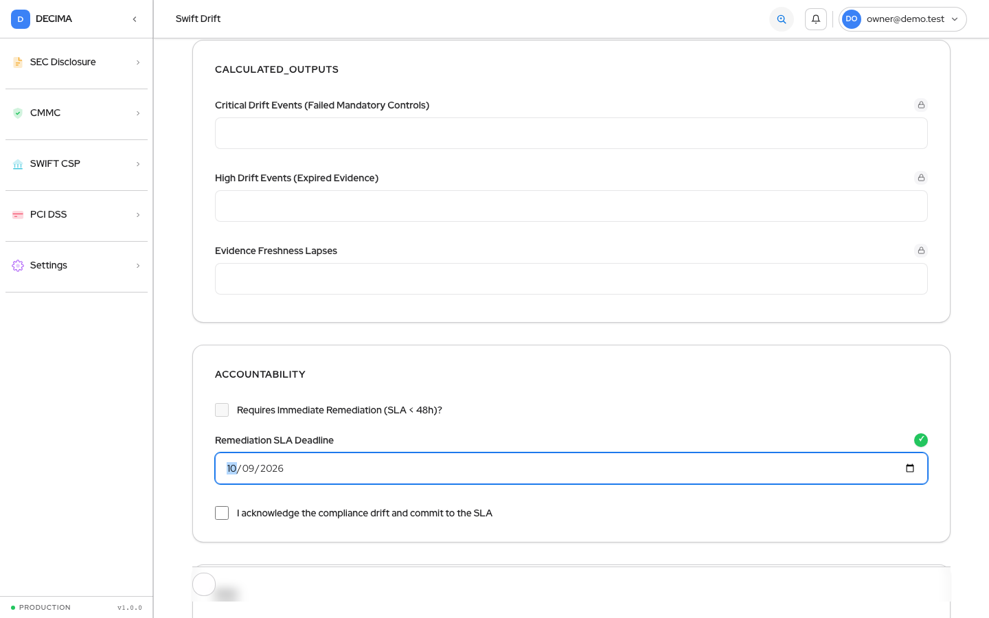Step 5 — Accountability, as shown in DECIMA