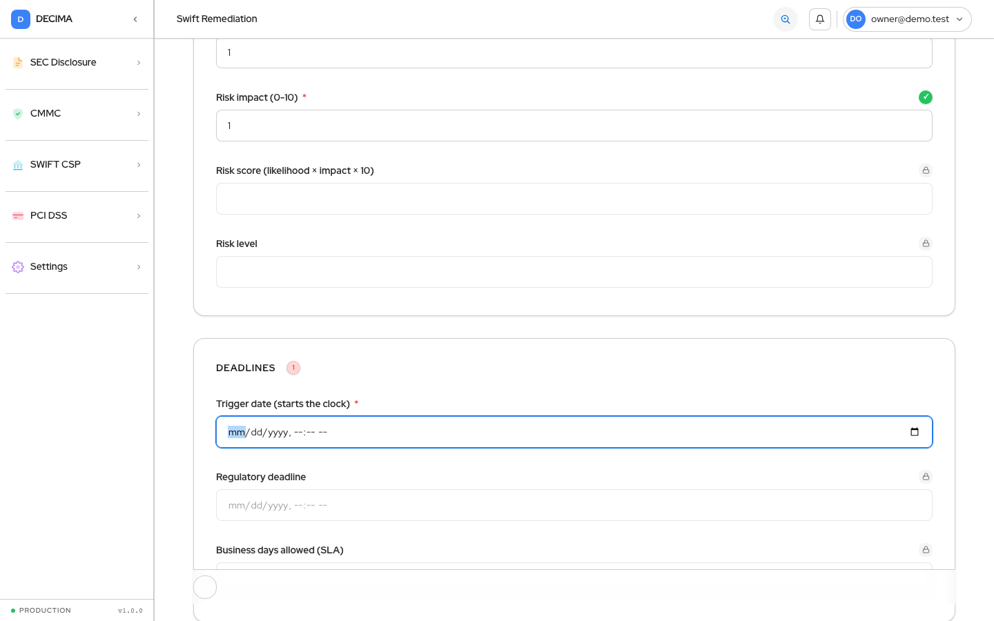 Step 5 — Verification, as shown in DECIMA